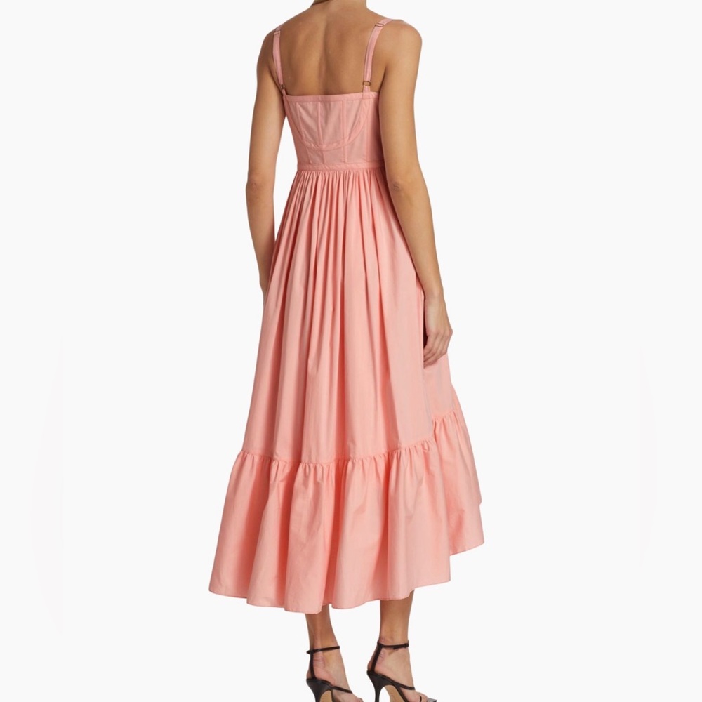 Cinq á Sept Elsie Dress Pale Rose 10 Single-Tiered Midi-Dress 10 - Picture 13 of 15